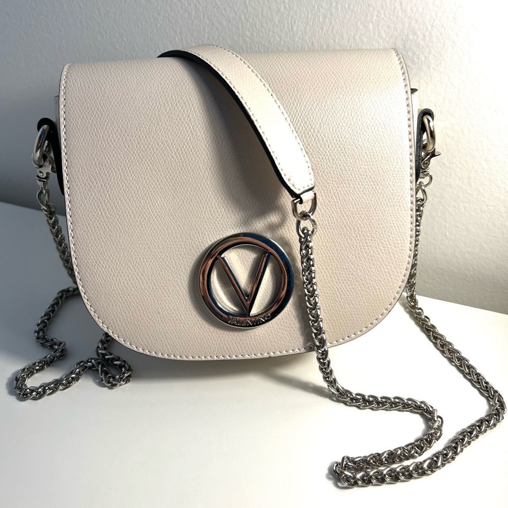 Mario Valentino Cream Crossbody Bag